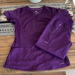 HEALING HANDS BY PURPLE YOGA SCRUBS